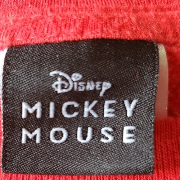 Disney Red and Black Mickey Mouse Crop Top - Picture 2 of 6